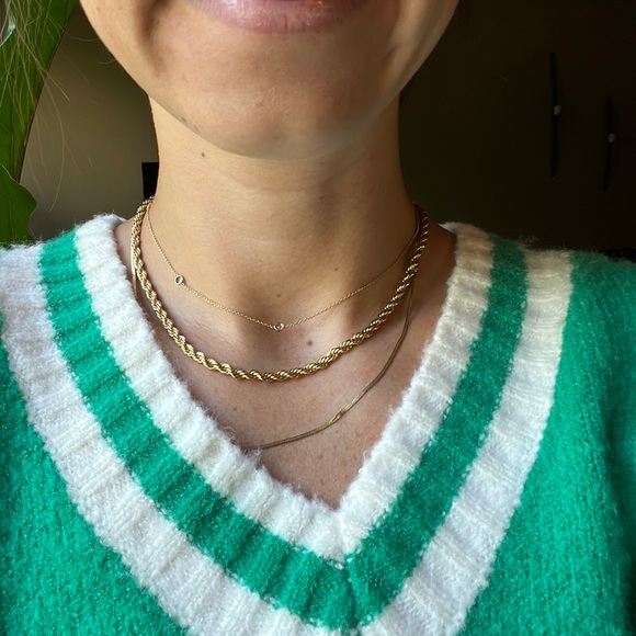 BaubleBar Twist Choker Necklace 15in - Picture 4 of 5